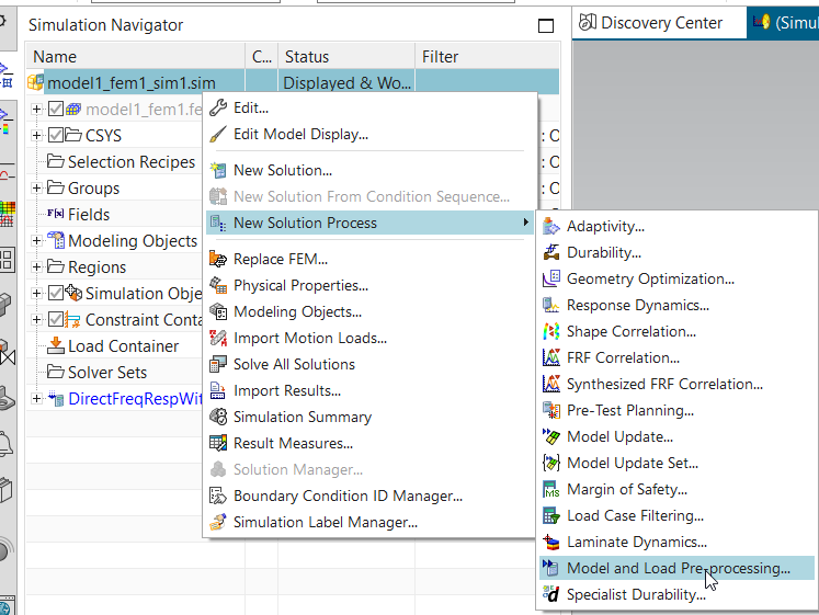 Importing load data from external files into Simcenter 3D