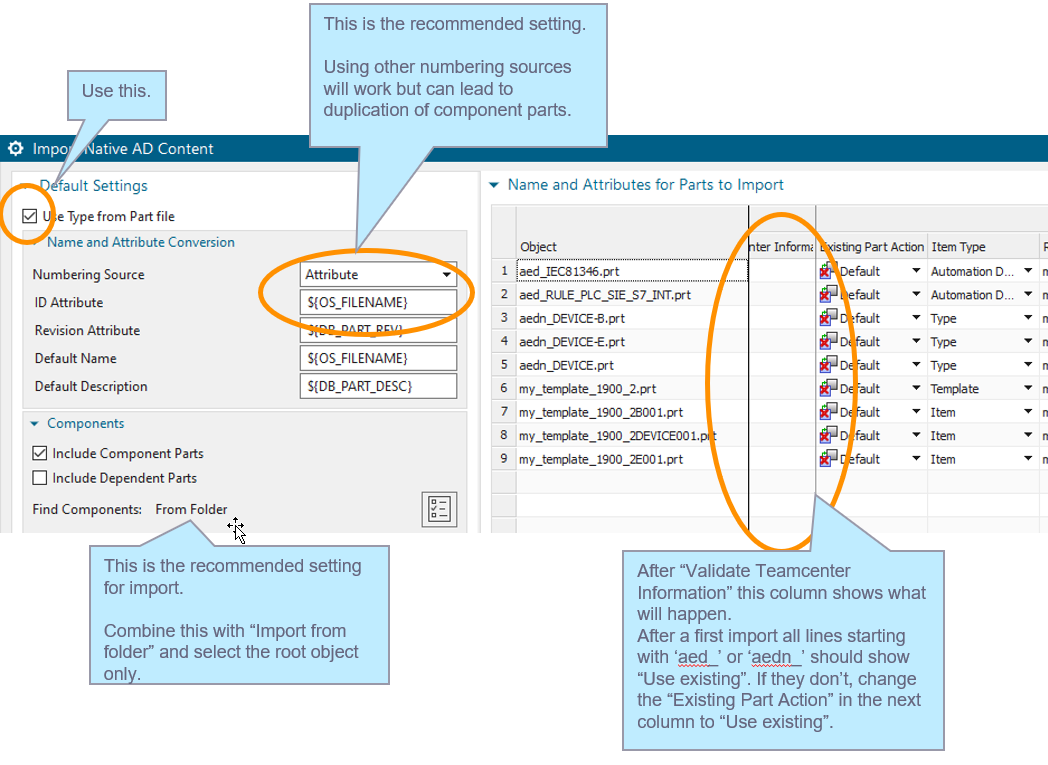 Importing library objects of NX Industrial Electrical Design into ...