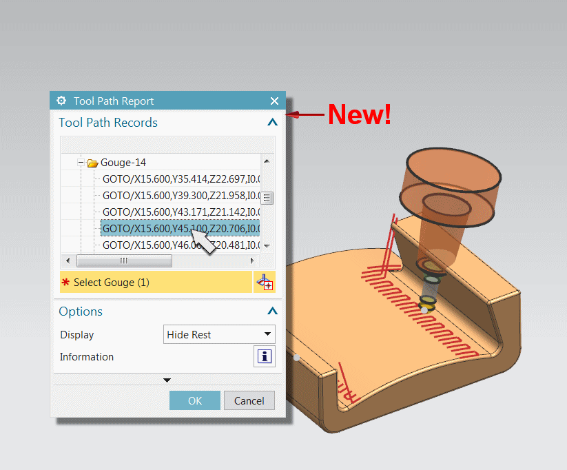 Enhanced Gouge Check Reports