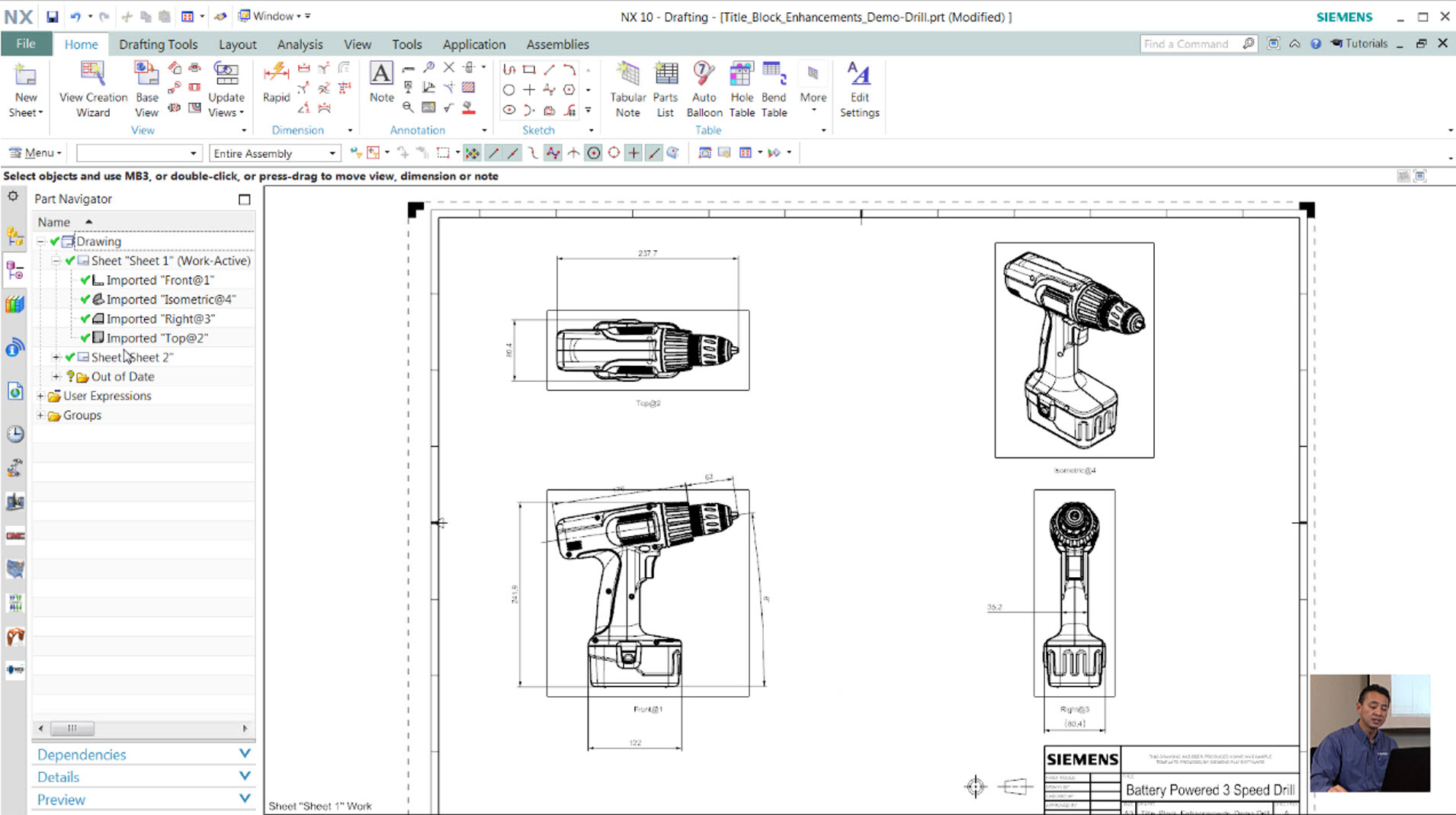 How to create a custom drafting template in NX