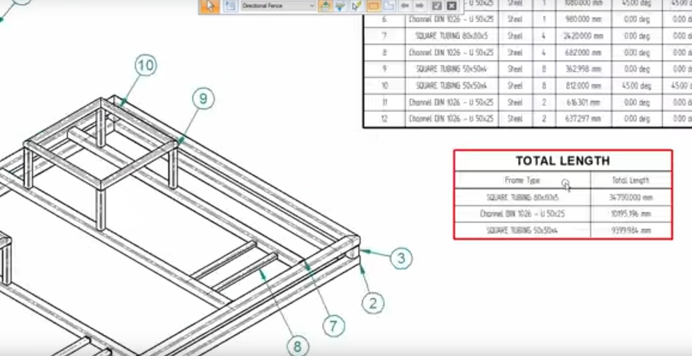 Frames and Weldments in Solid Edge