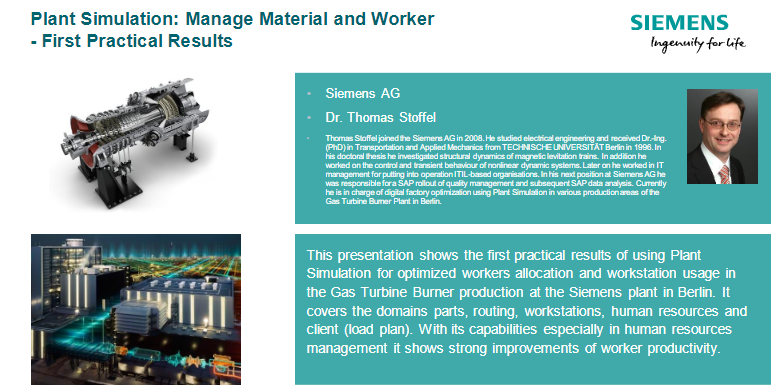 Presentation: Plant Simulation: Manage Material and Worker- First ...