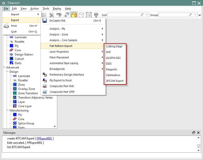 Modifying Exported Composite Flat Patterns using Minimum Line Length ...