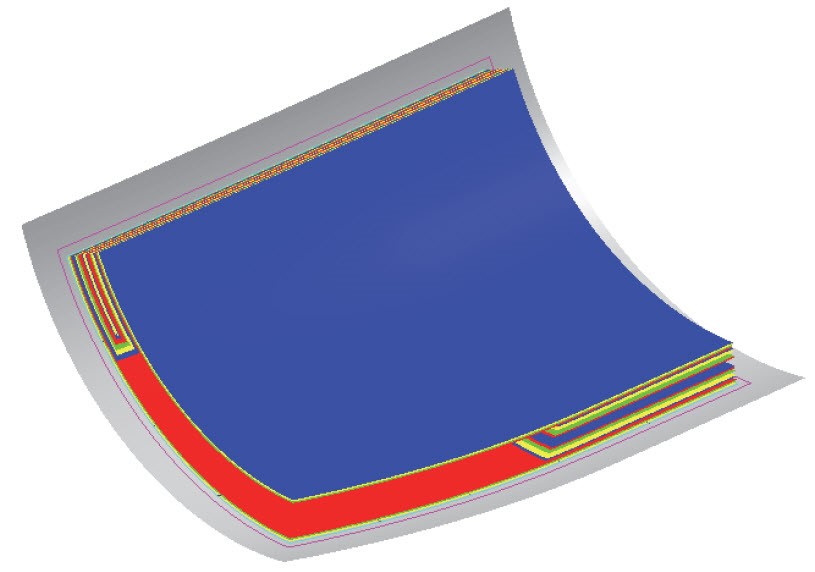 Fibersim 101: (11 of 14) Exploded Laminate