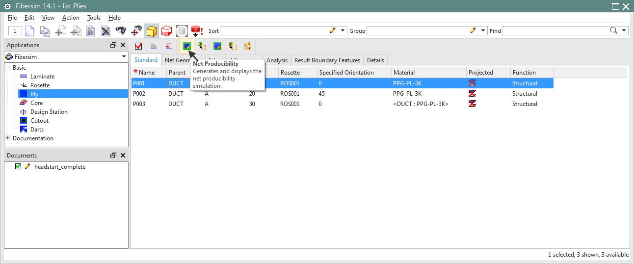 Fibersim 101: (4 of 14) Plies