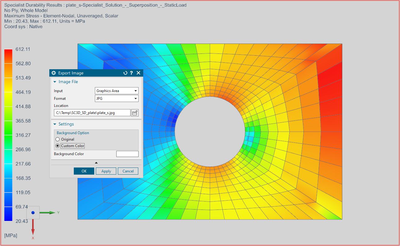 How to customize the background color when exporting results plots with ...