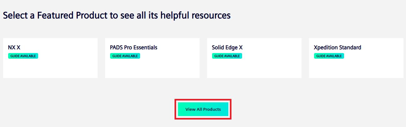 Extending the selection to View All Products.