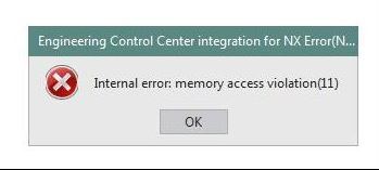 Internal error: memory access violation