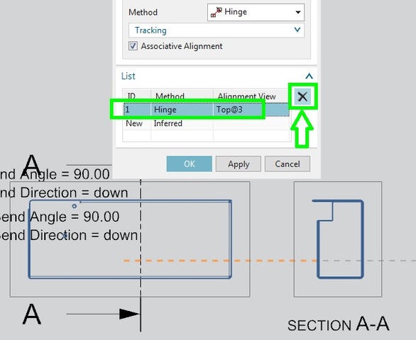 Nx 11 Section View Automatically Create A Hinge Anchor