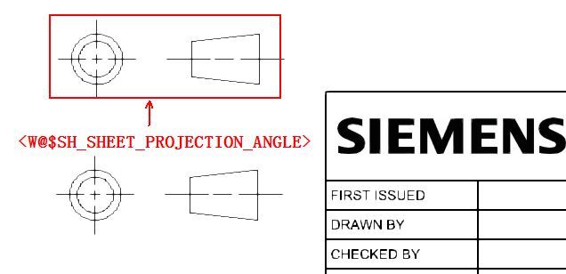 1st 3rd Angle Projection Symbols Generated By The Property How To Modify The Symbol Size